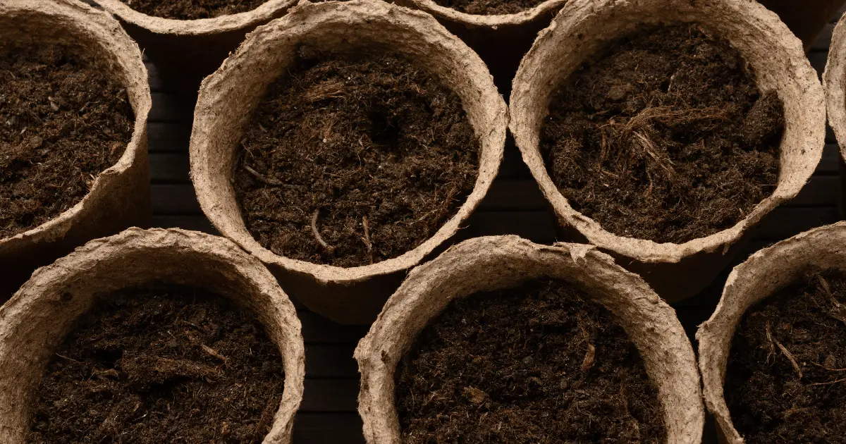 Peat Pots with Soil